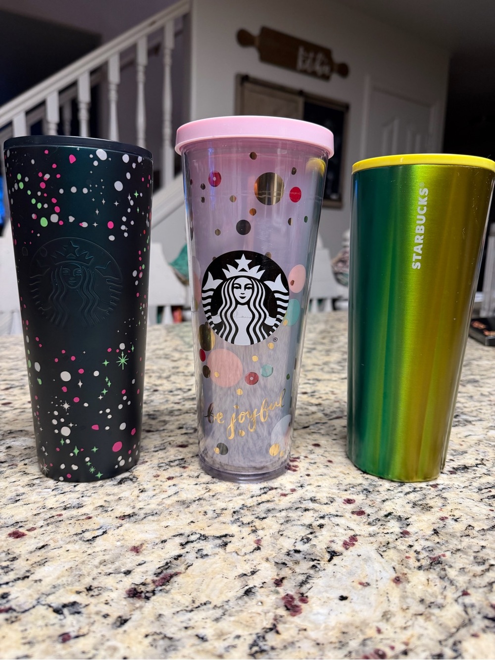 Set of 3 Starbucks Tumblers